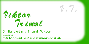 viktor trimml business card